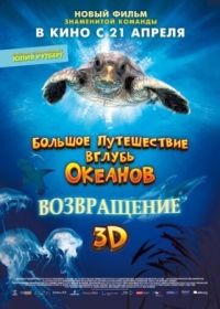 Постер Большое путешествие вглубь океанов 3D: Возвращение (2009) (Turtle: The Incredible Journey)