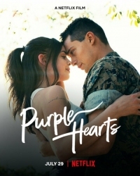 Постер Пурпурные сердца (2022) (Purple Hearts)